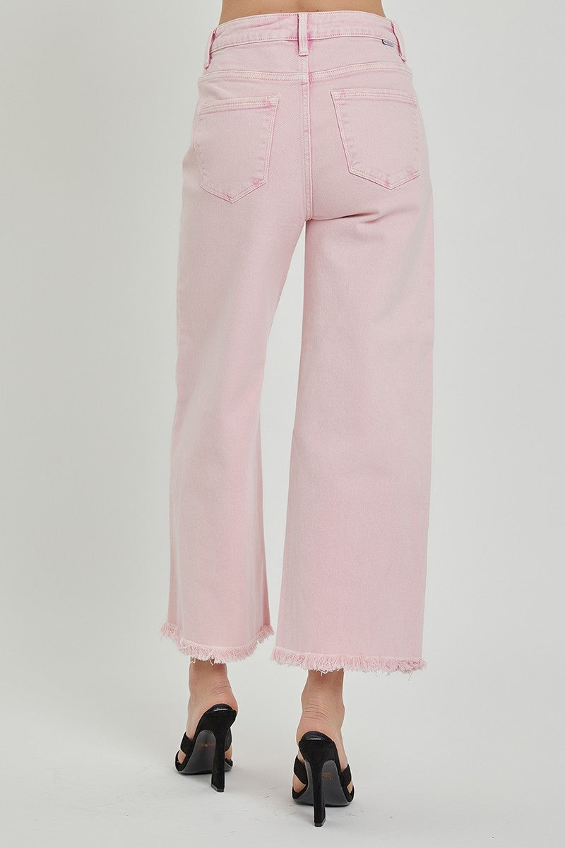 Risen TC HR Crop Wide Pink