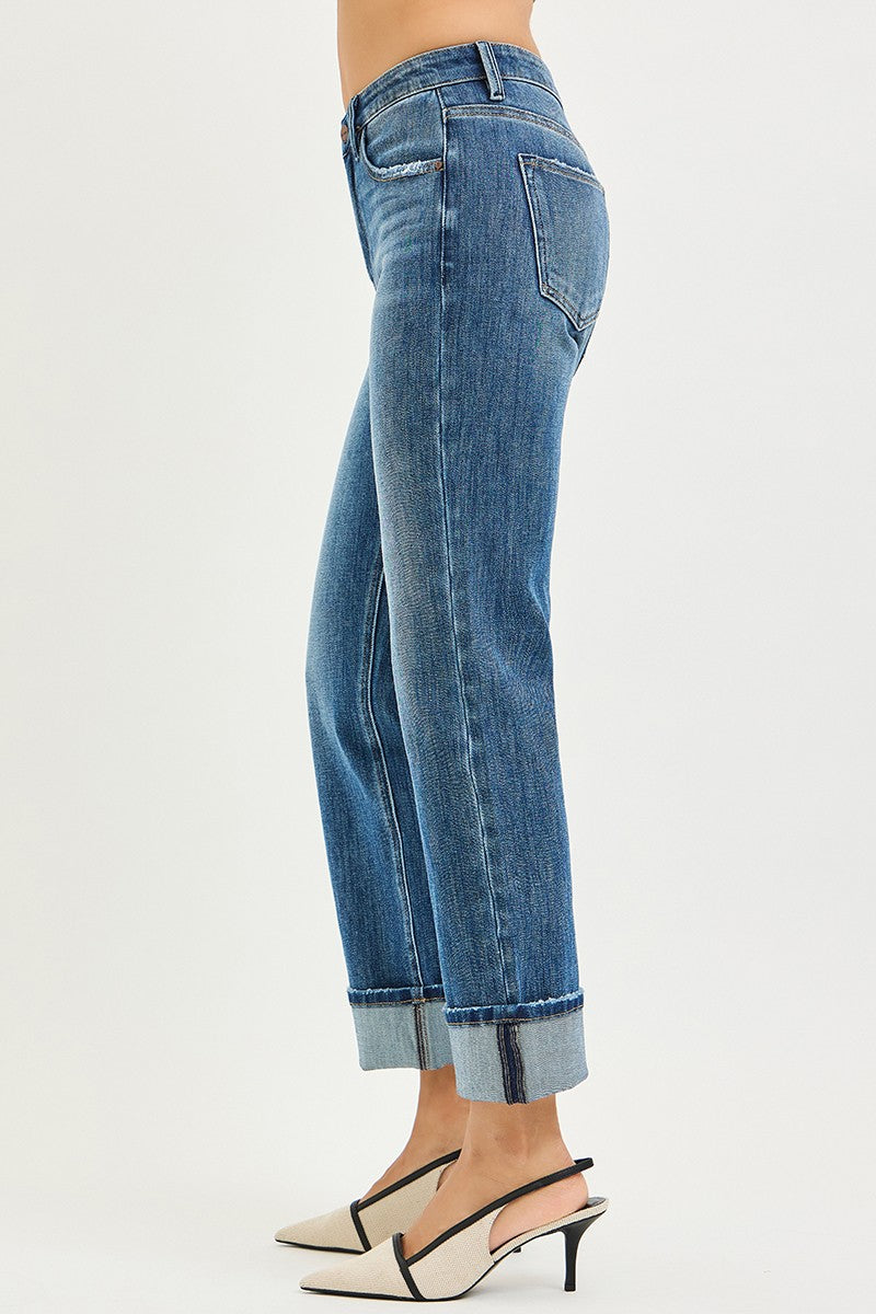 Risen 4 Way Stretch Straight Cuff Denim