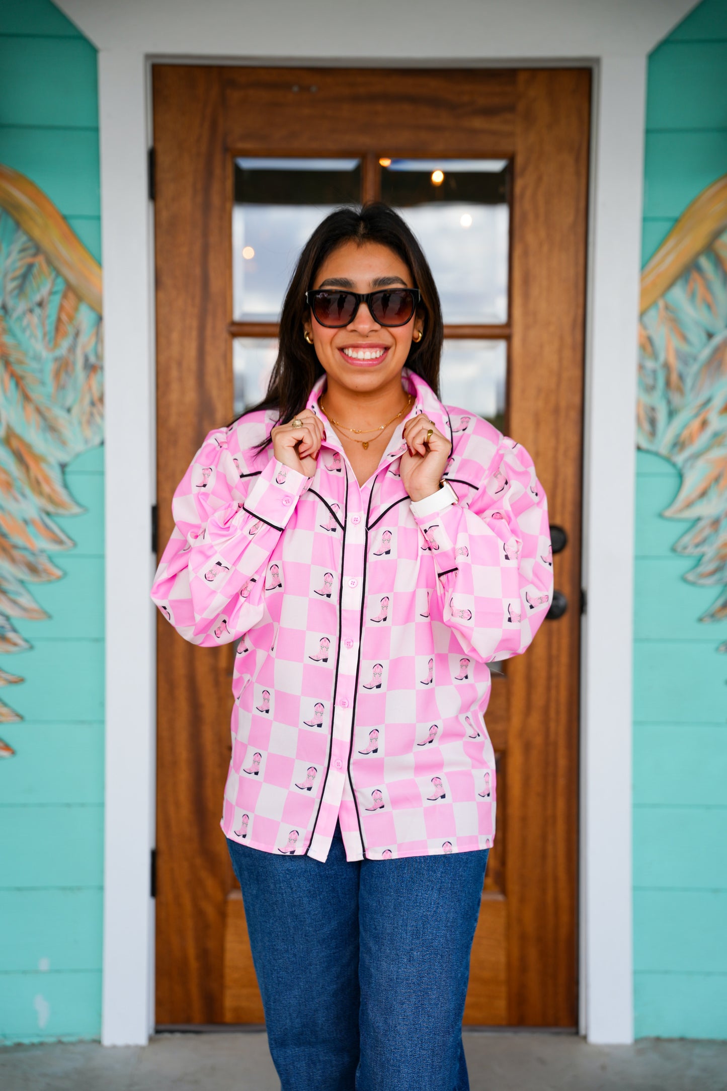 Layerz Jesse Pink Top