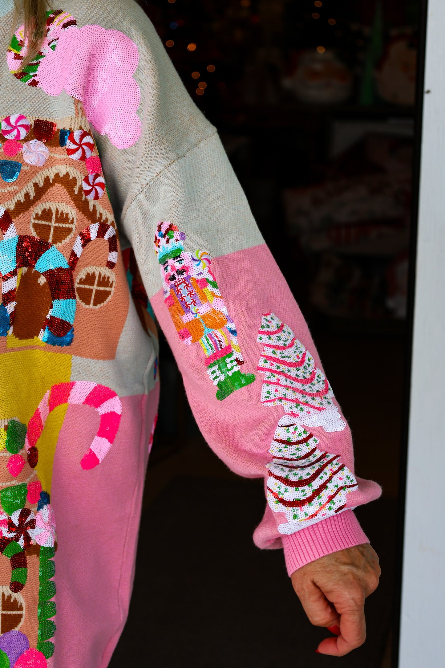 Queen of Sparkles Candyland Sweater Dress