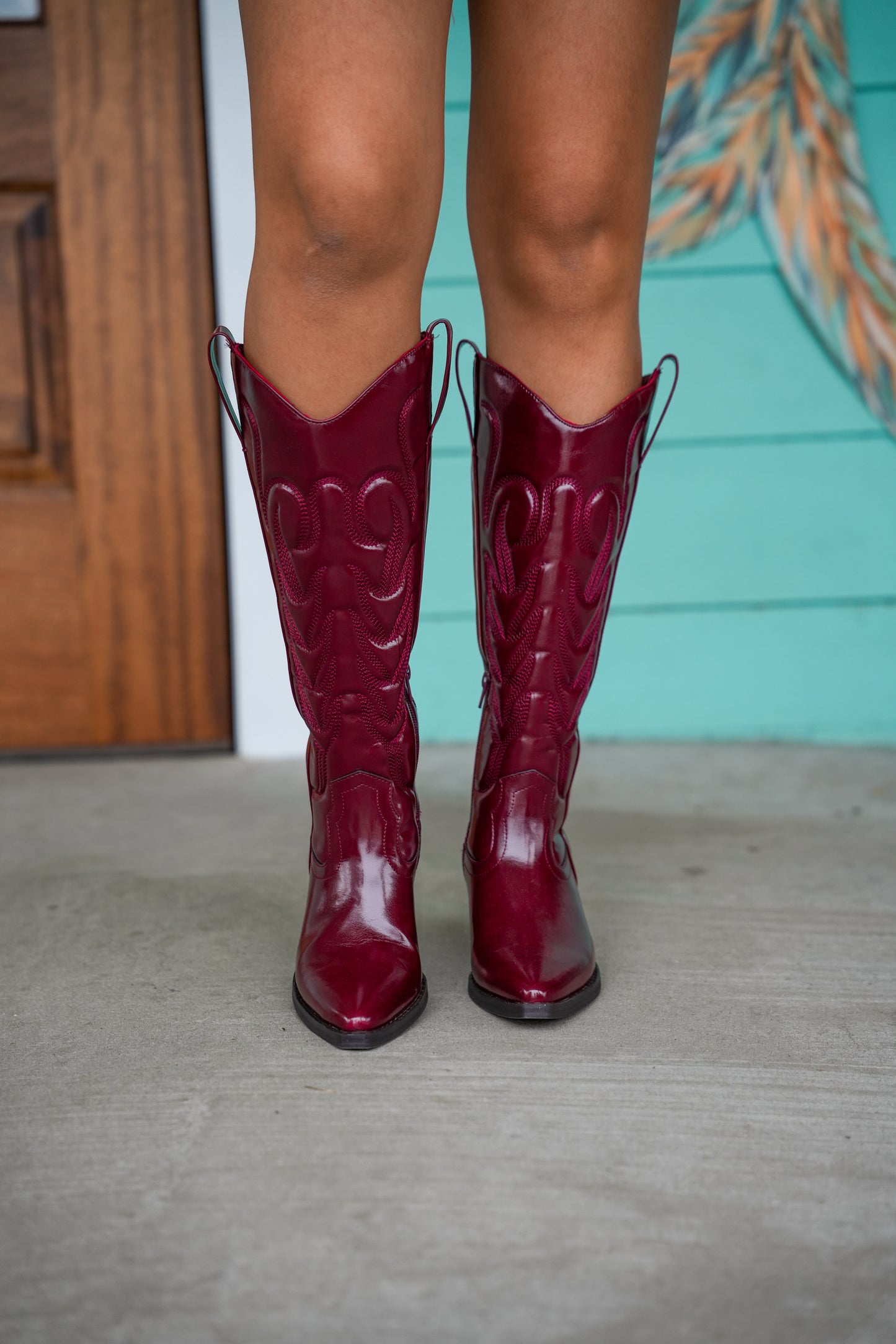 Matisse Dixie Burgundy Boots