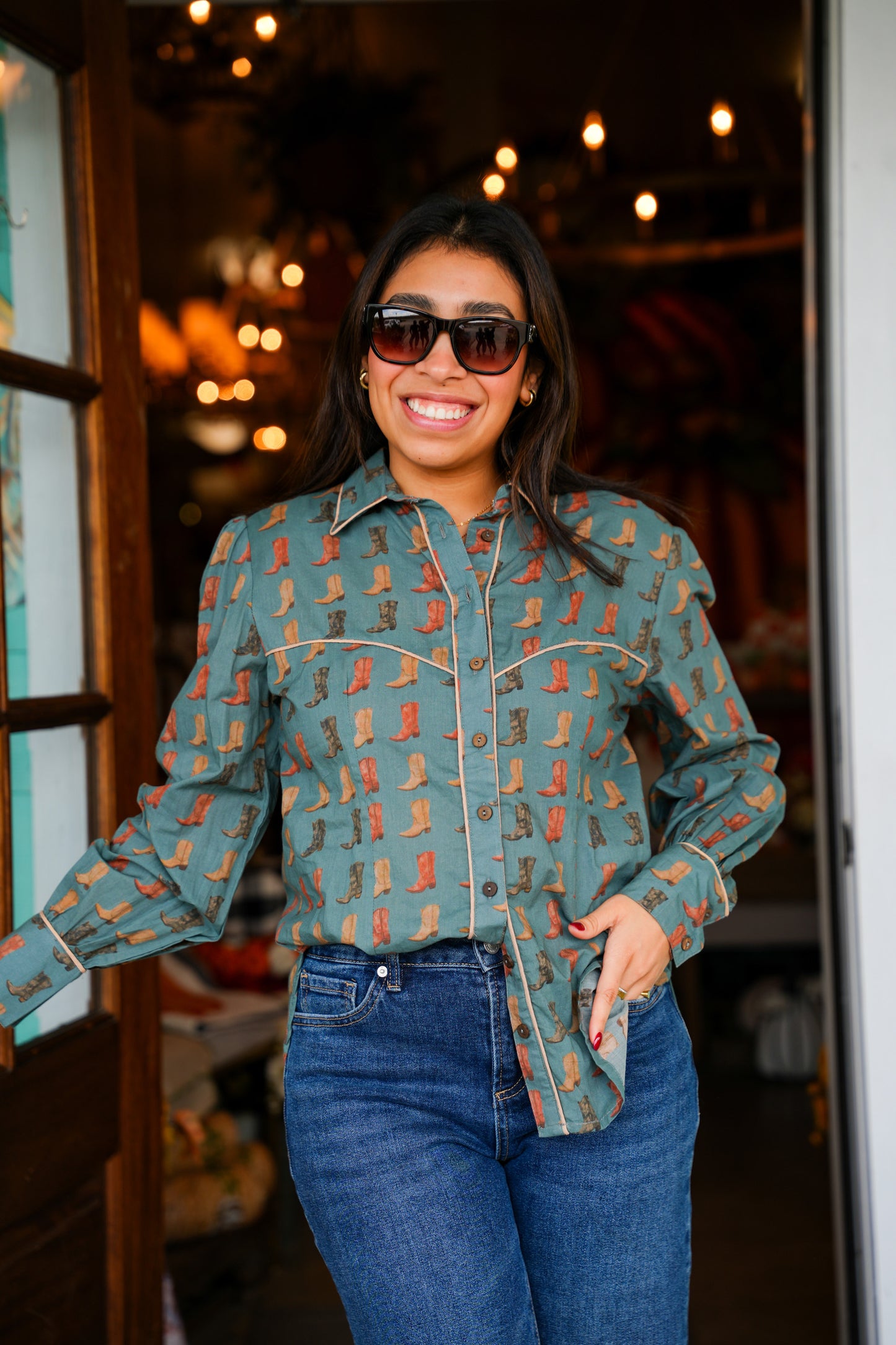 Layerz Oakley Boots Button Down
