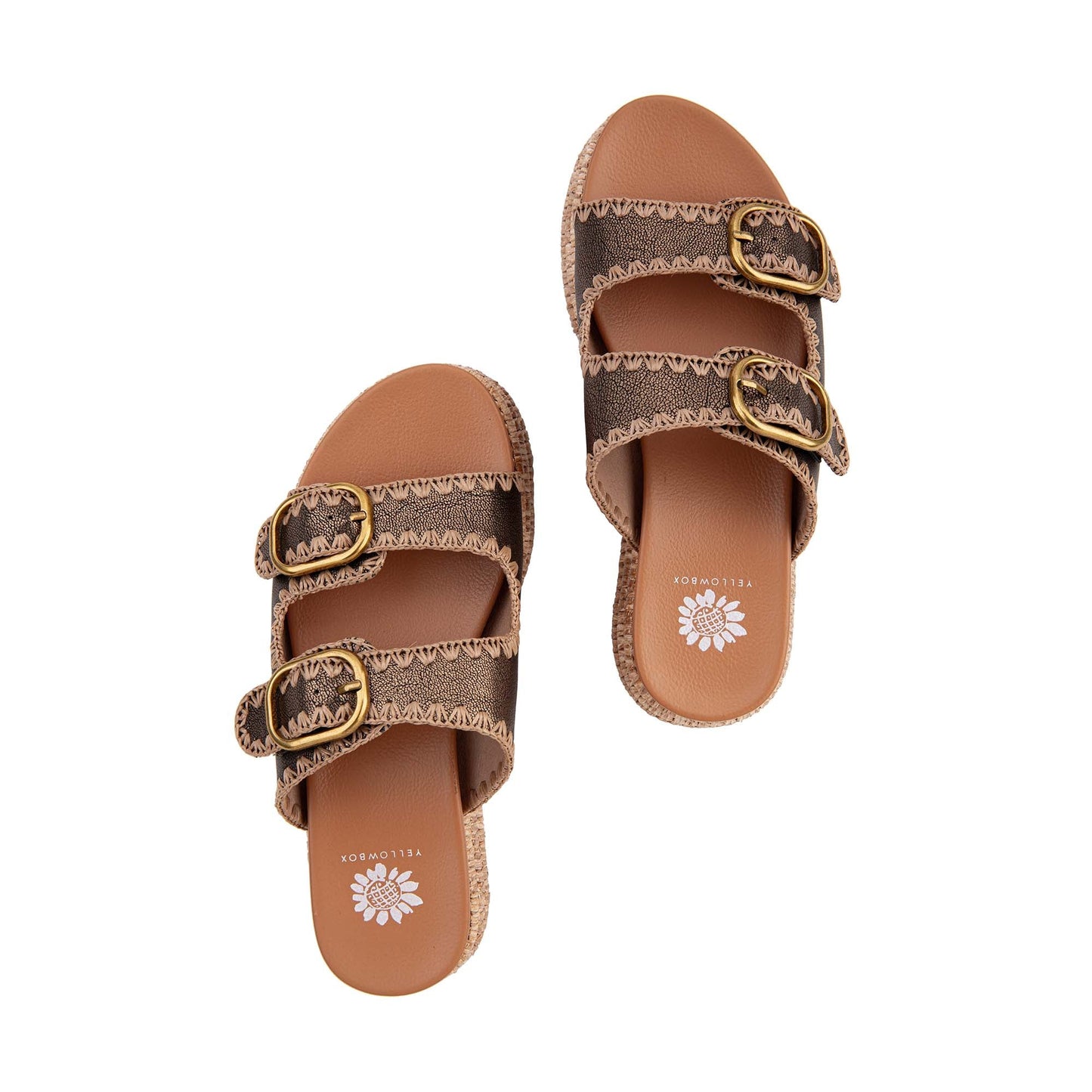 Yellow Box Herana Bronze Sandal