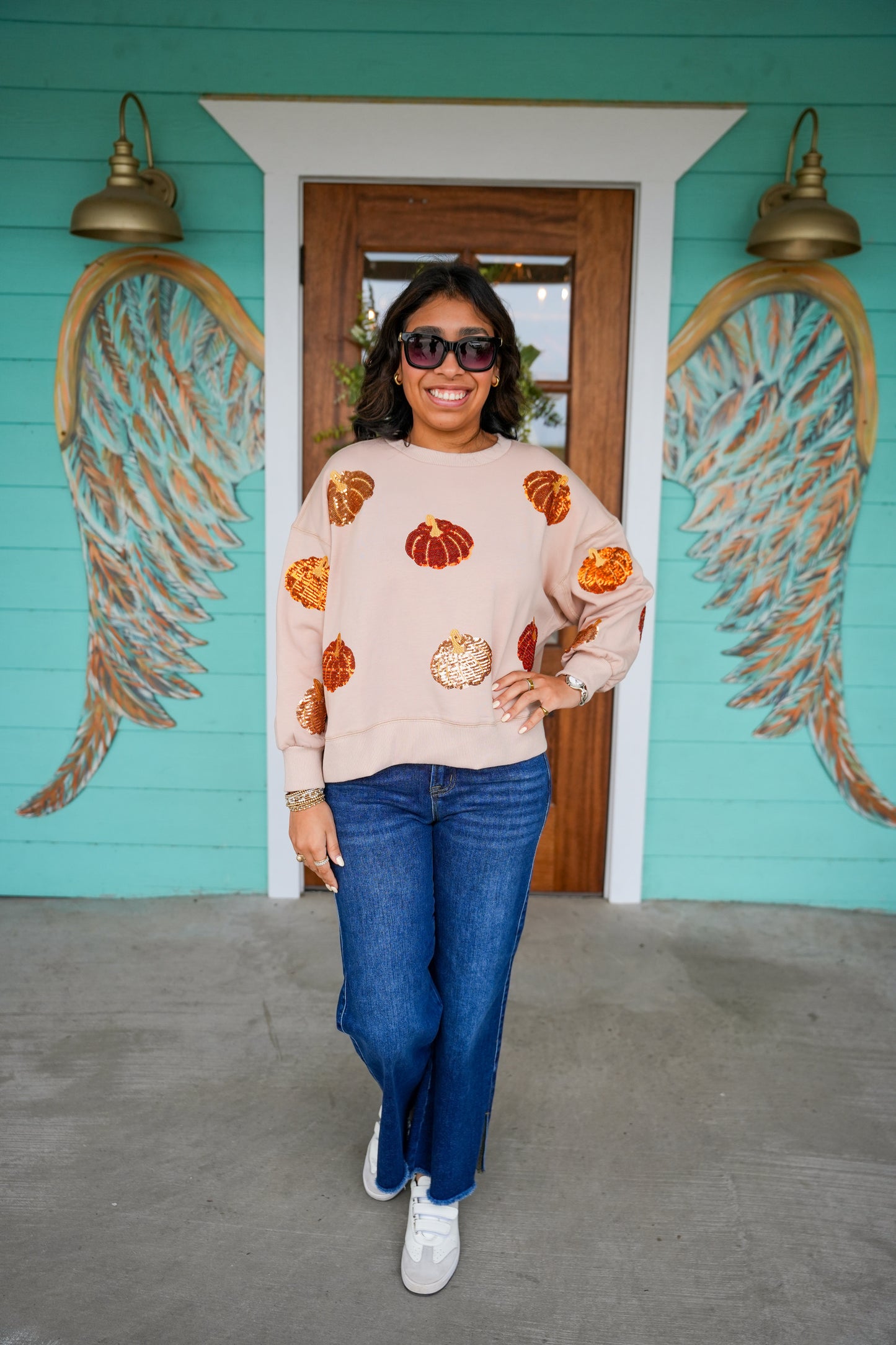 Millie Pumpkin Sweatshirt