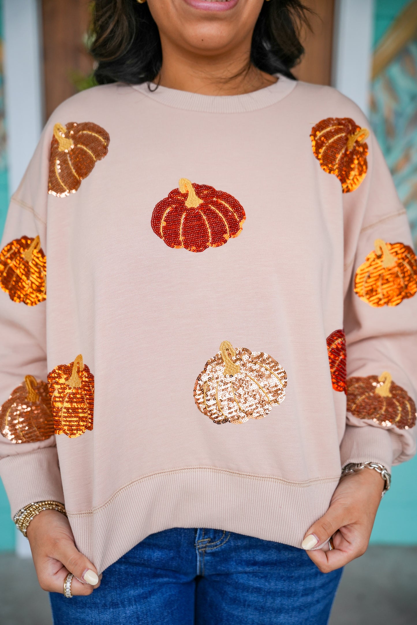 Millie Pumpkin Sweatshirt