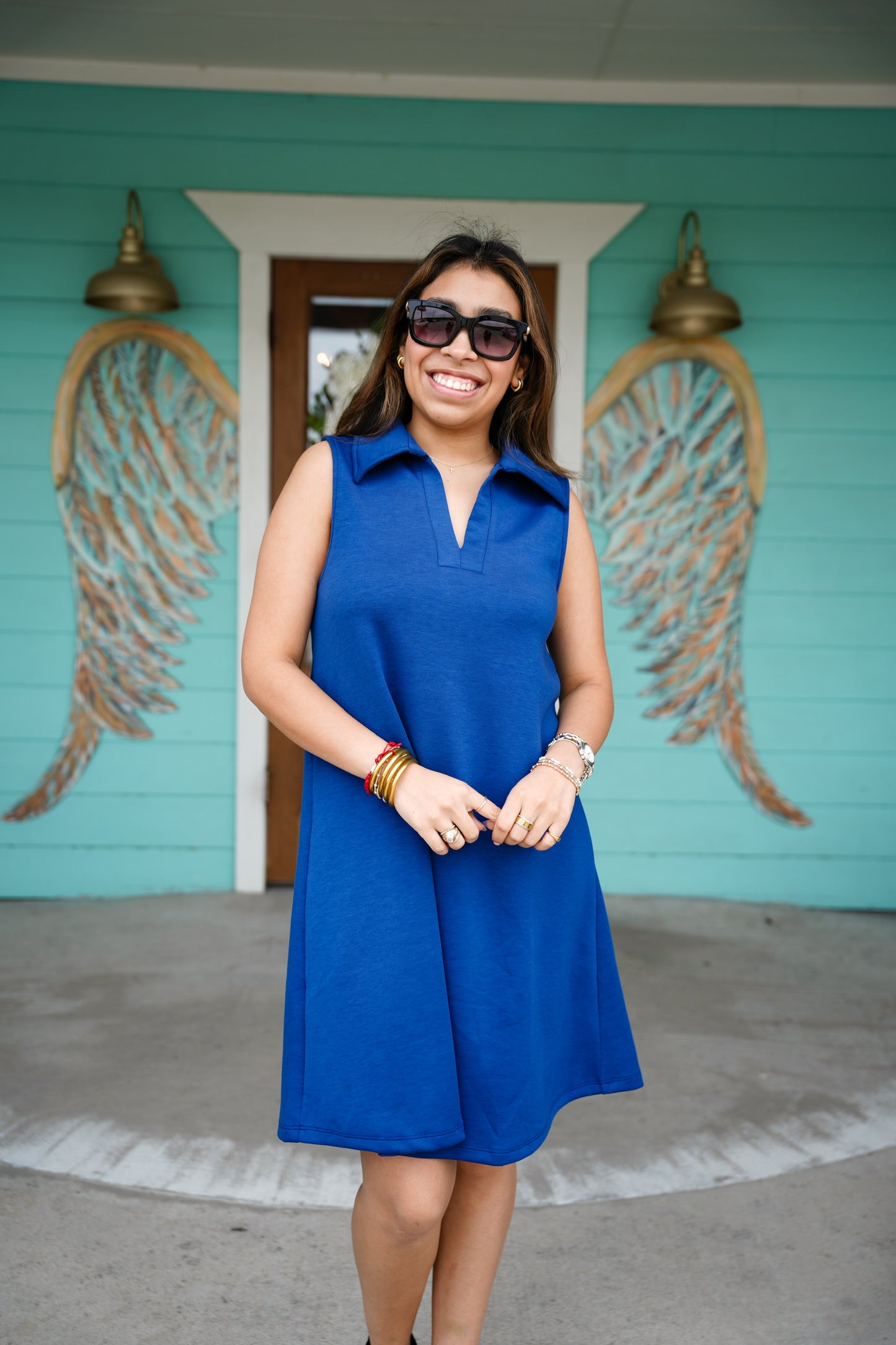 Azure Navy Cruise Dress