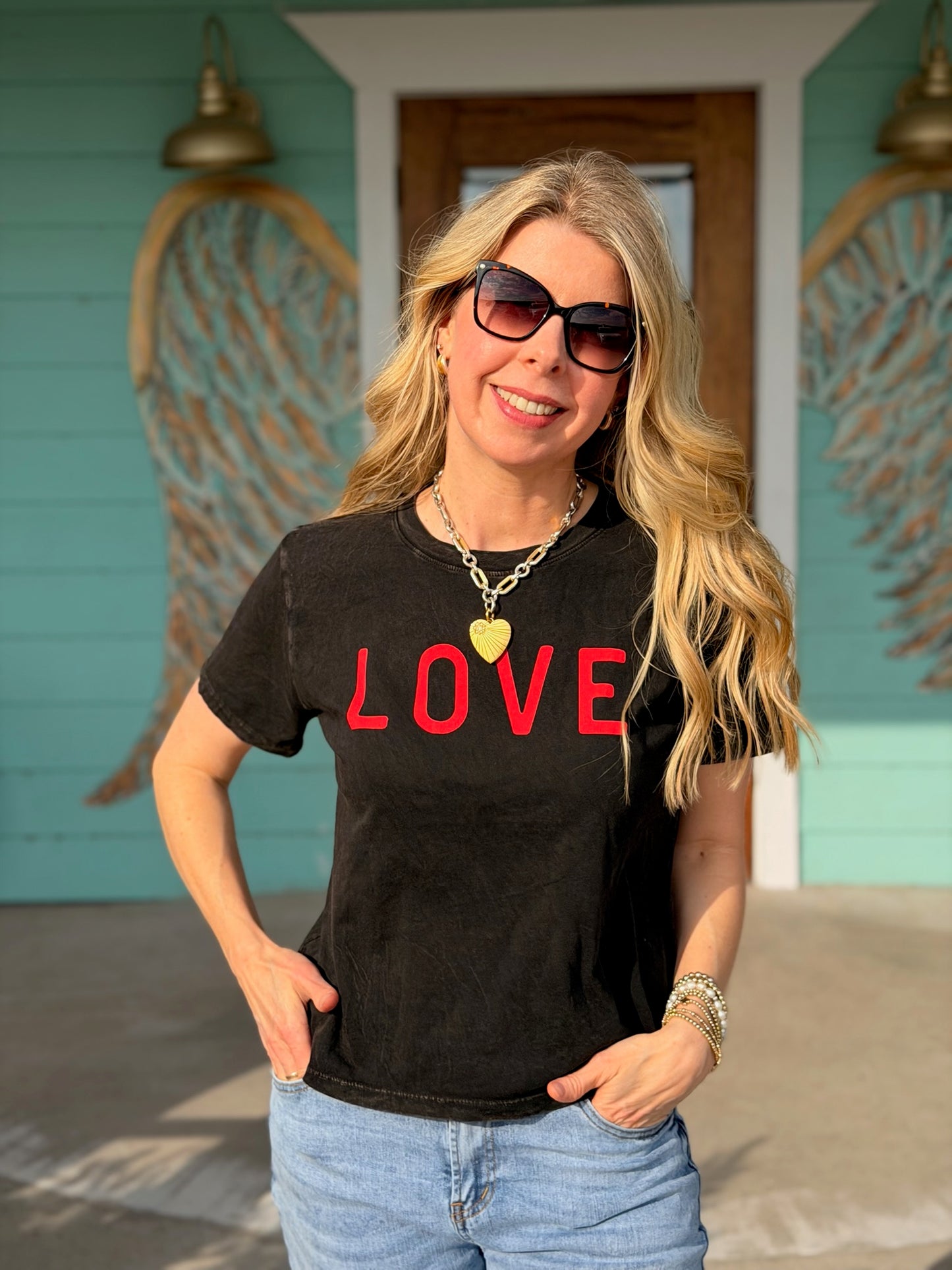 LOVE Mineral Black Tee