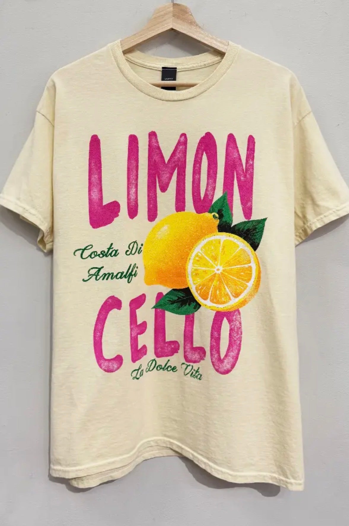 Limoncello Amalfi Vanilla Oversized Tee