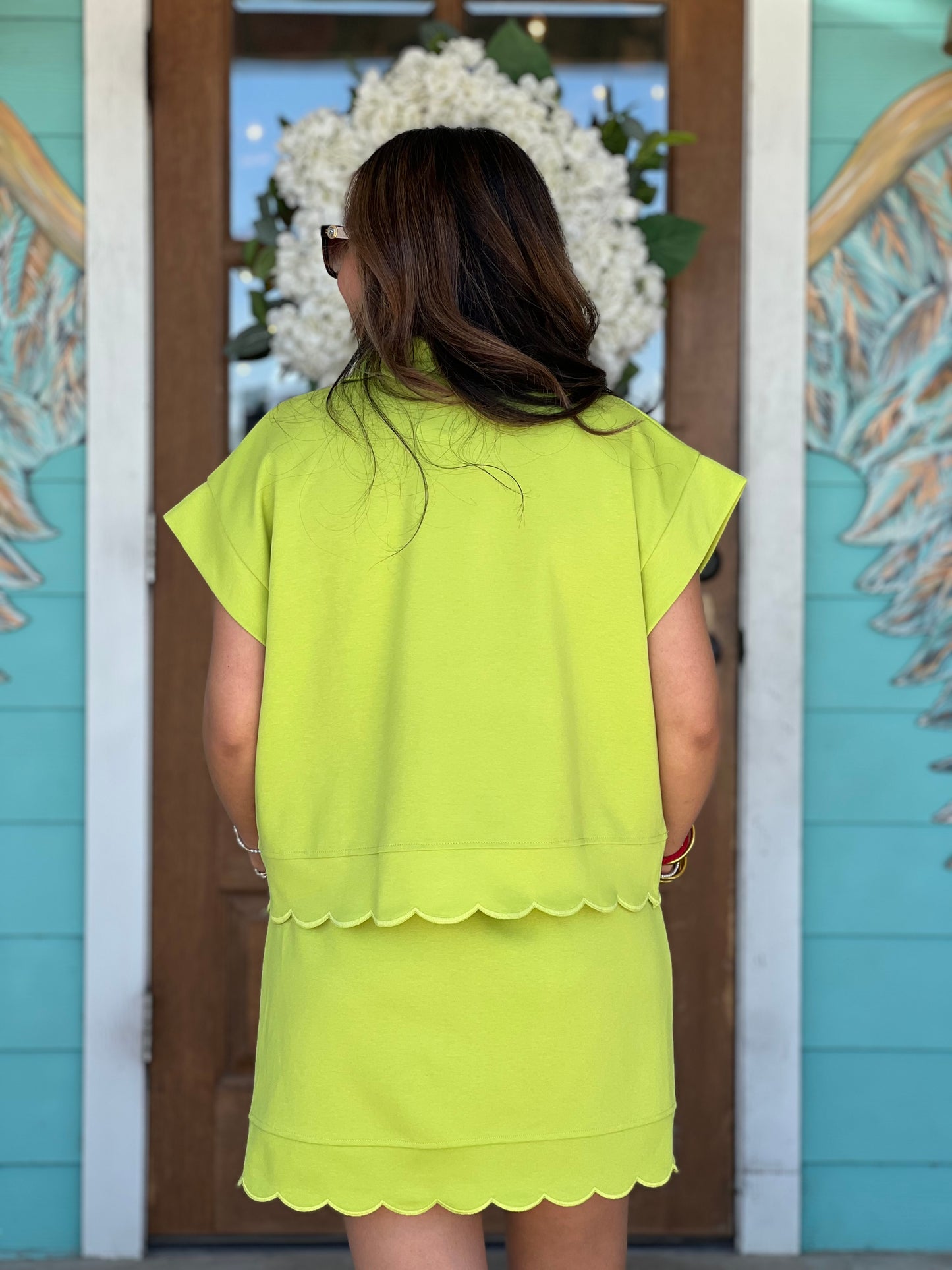 Lime Green Steelie Sport Top