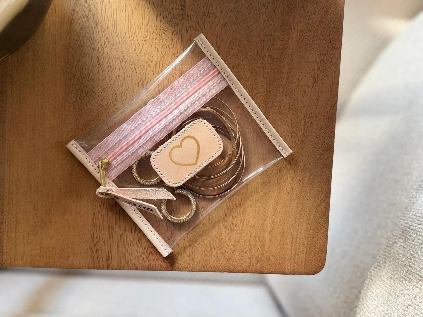 JH Pocket Pouch Clear Rose