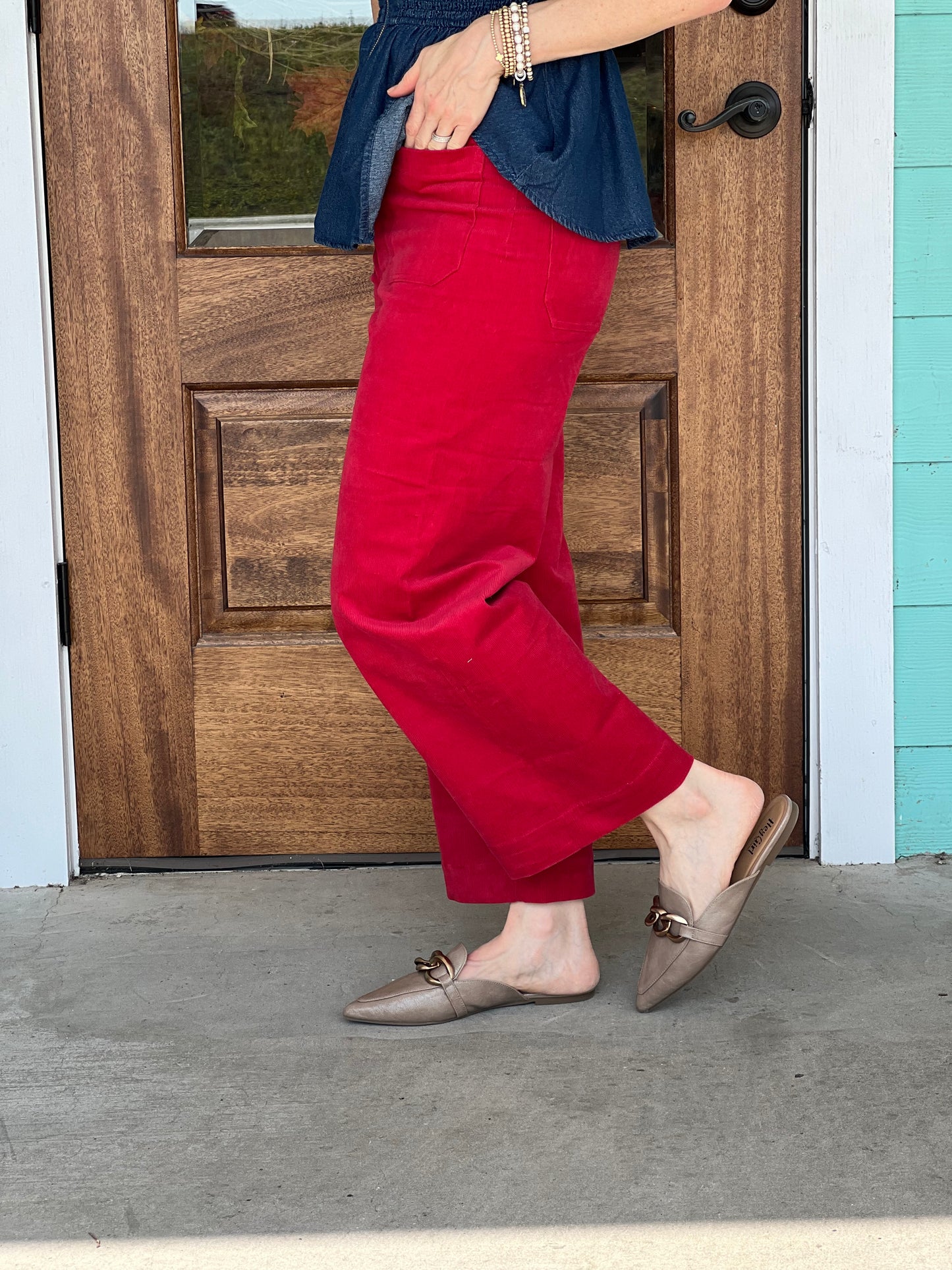 Rio Red Corduroy Pants