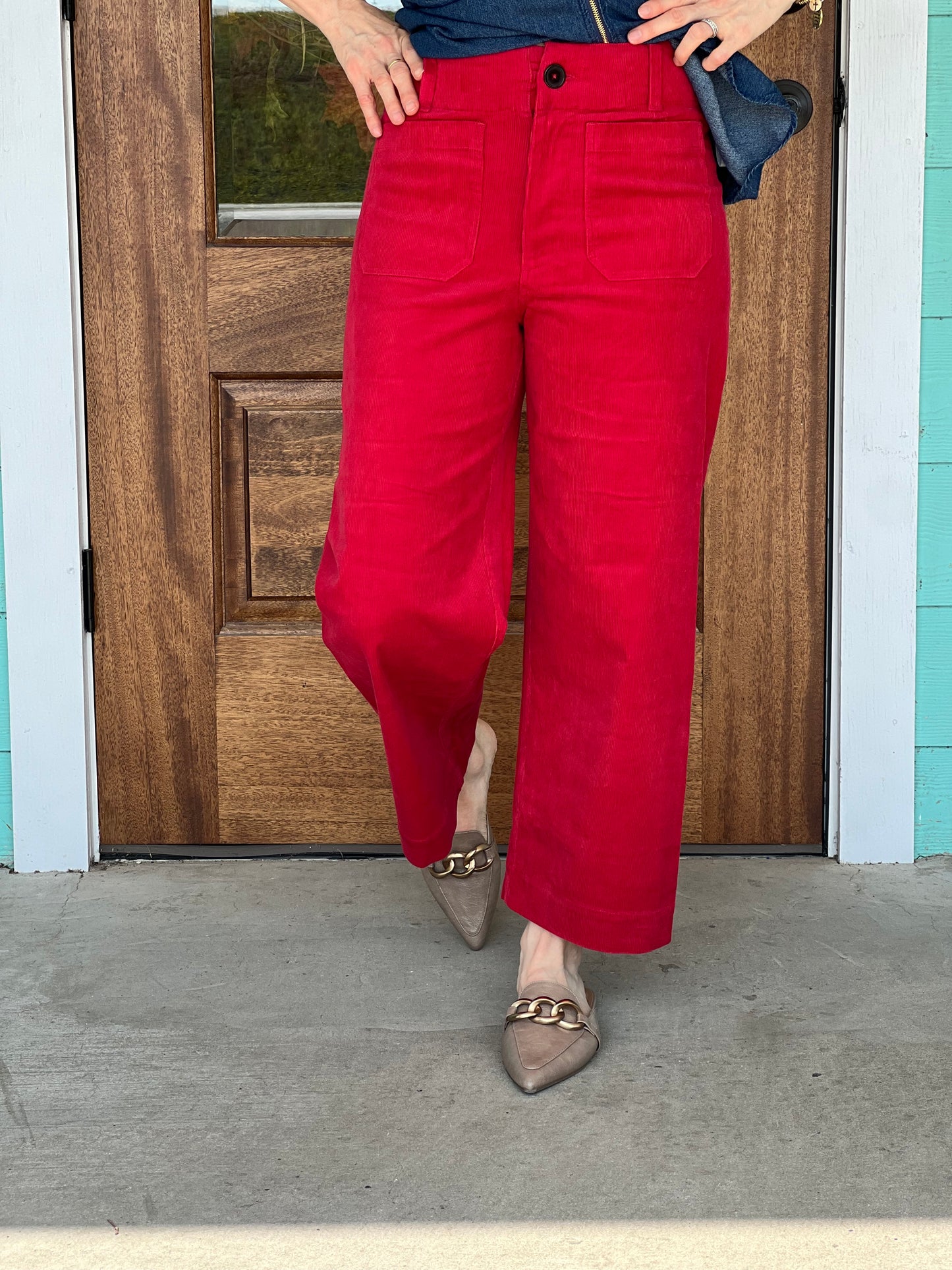Rio Red Corduroy Pants