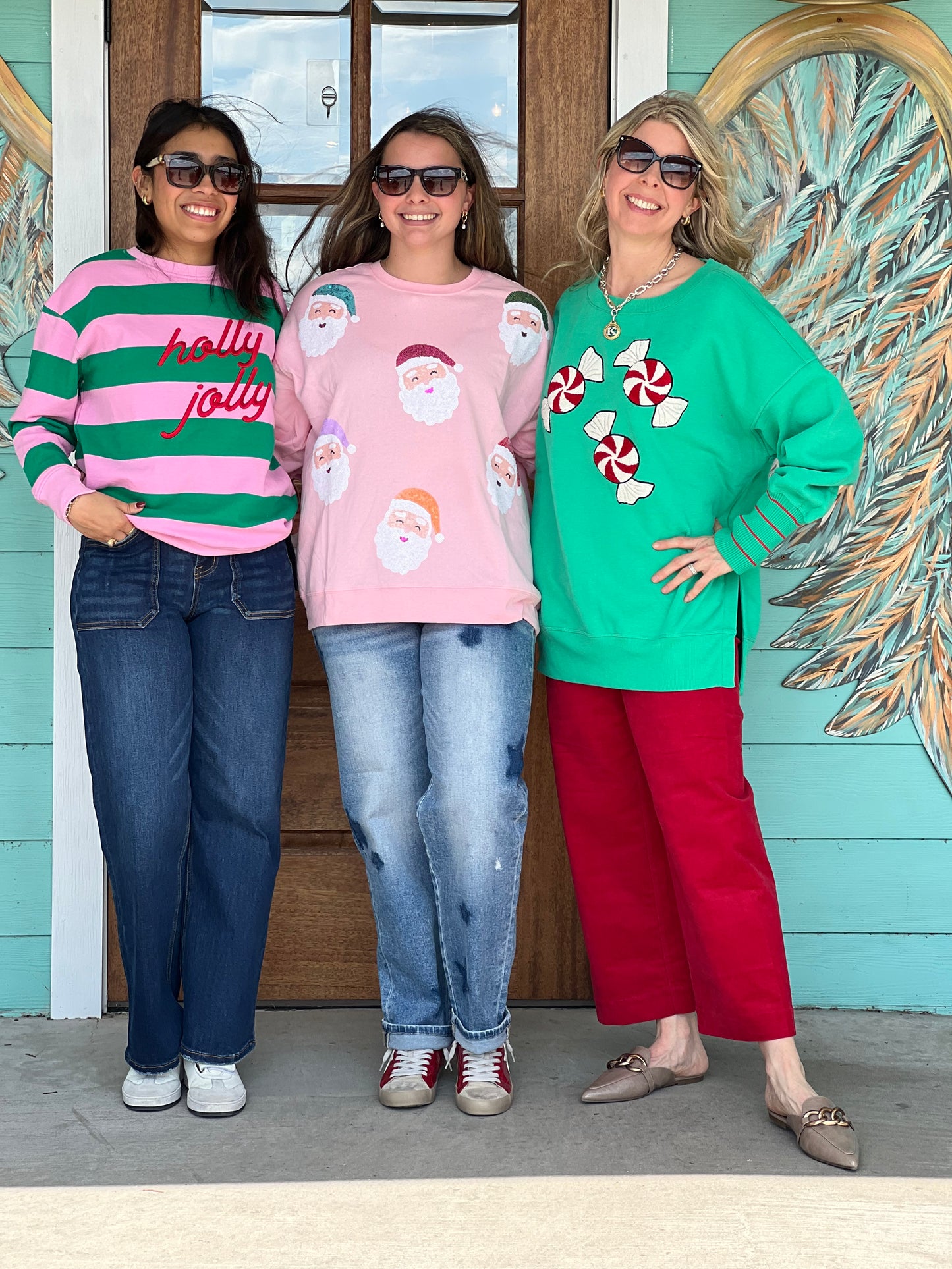 Peppermint Twist Carli Sweatshirt