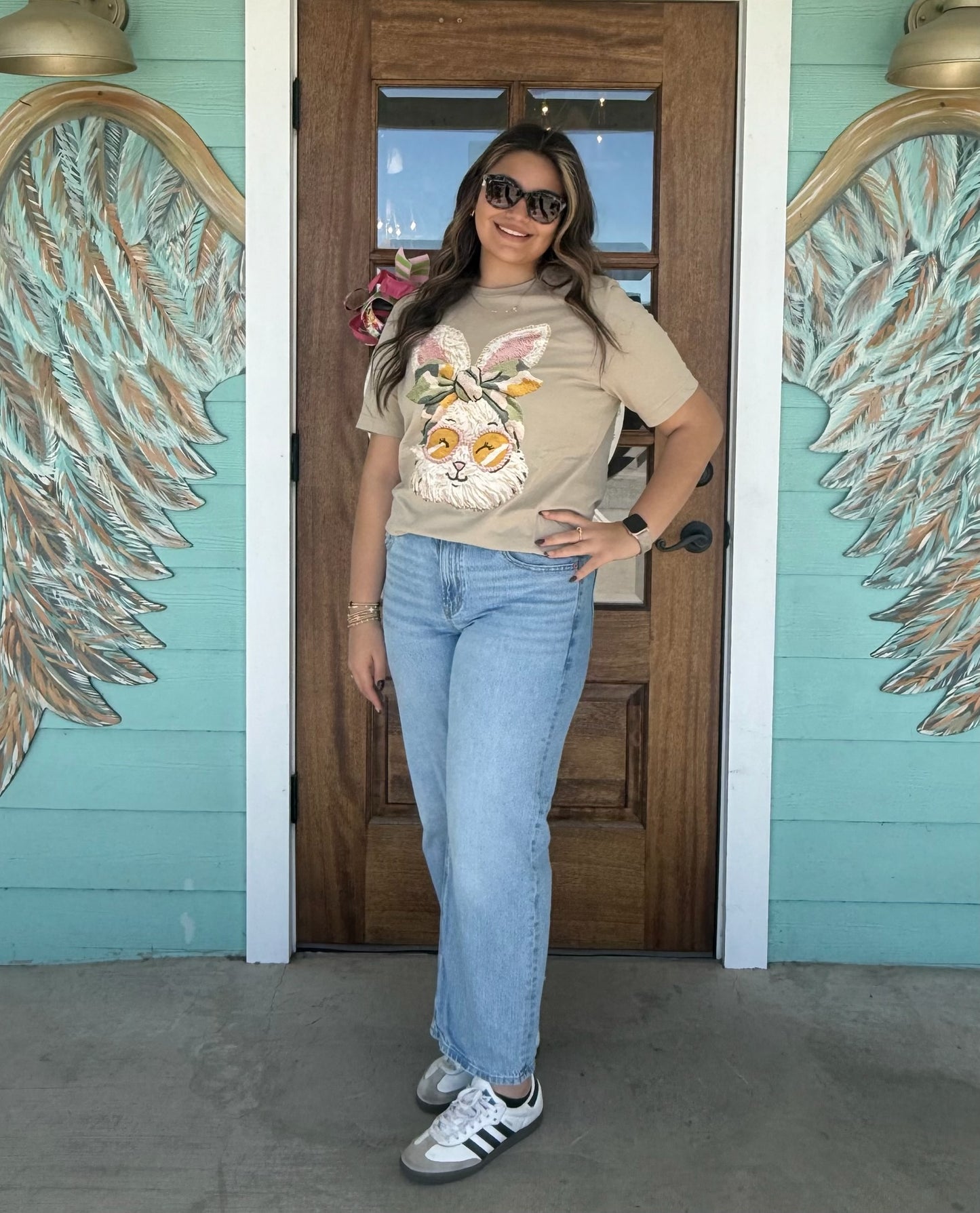 Easter Camo Bunny Graphic Tee