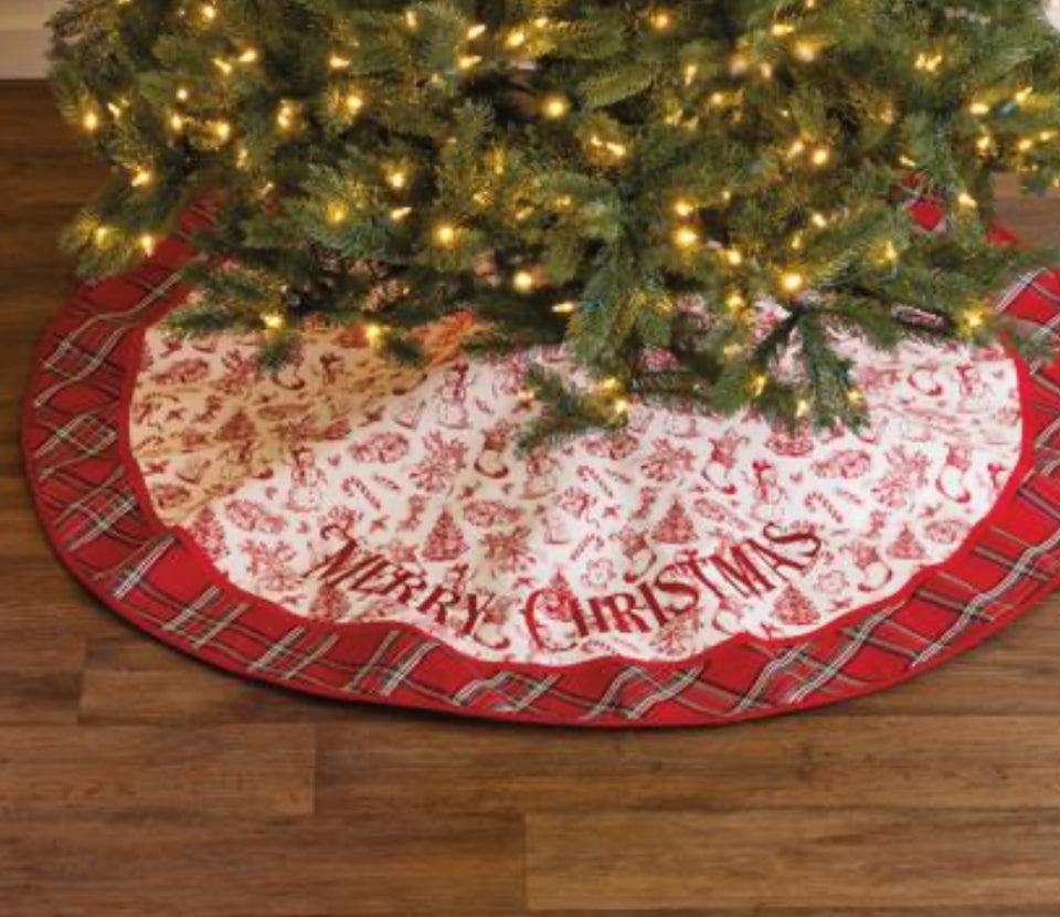 Toile Tree Skirt
