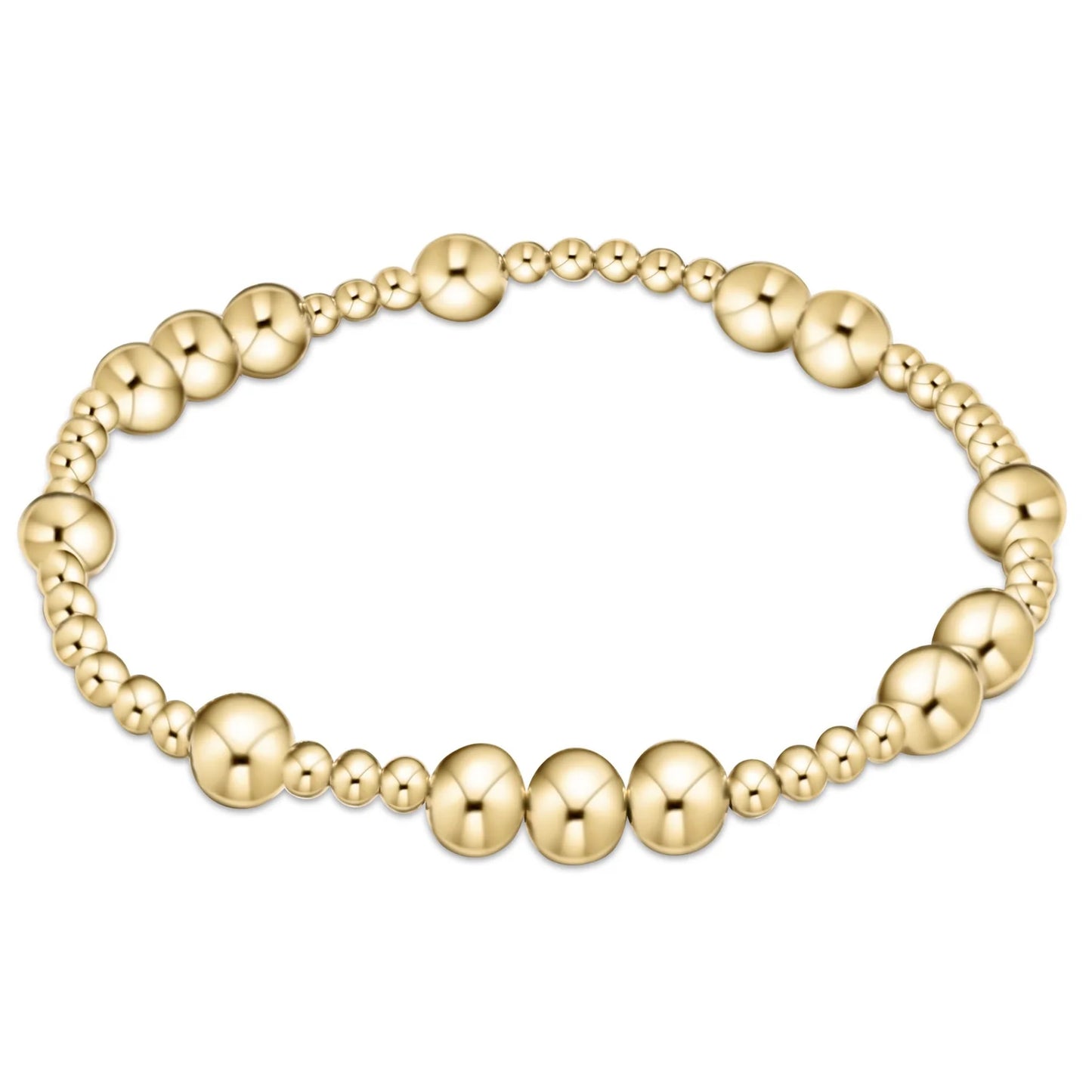 Enewton Extends Hope Unwritten 6mm Bead Bracelet Gold