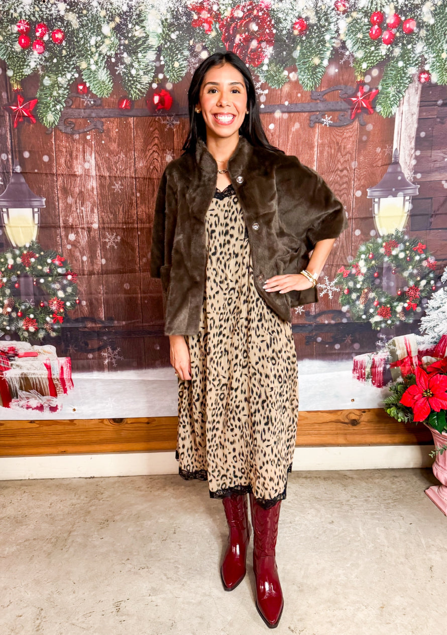 Leopard Print Paris Dress