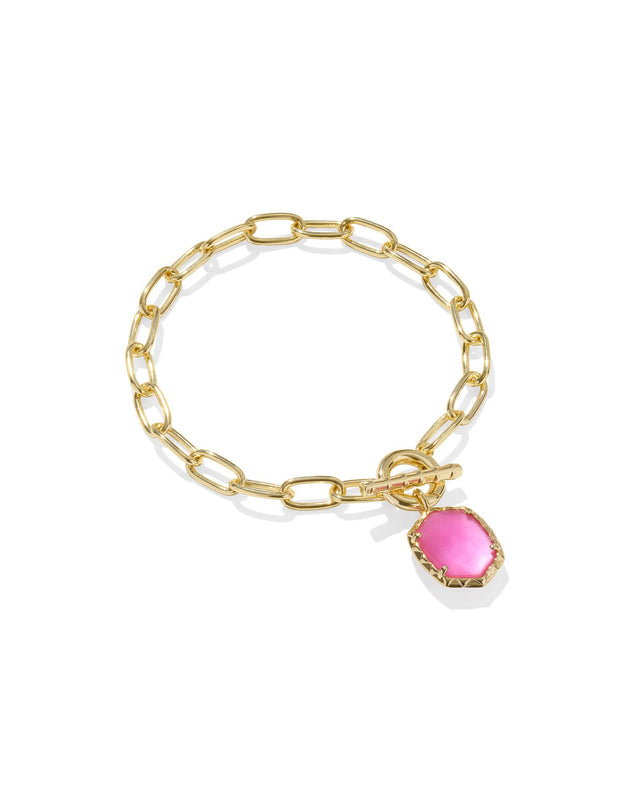 Kendra Scott Daphne Link Chain Bracelet Gold Azalea Illusion