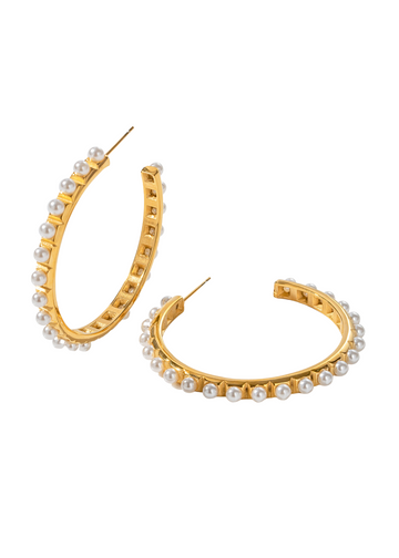Hjane Phoebe Pearl Hoops