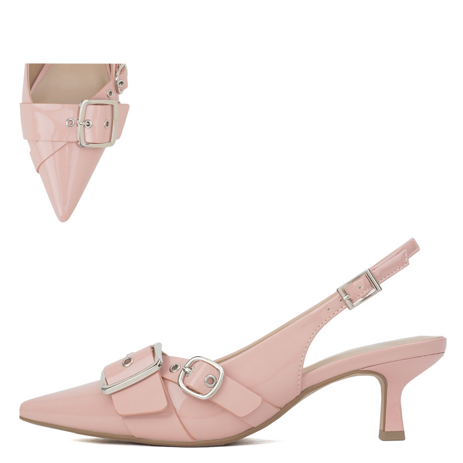 Jackyn Blush Patent Heel