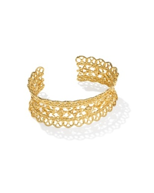 Kendra Scott Krista Lace Gold Cuff Bracelet
