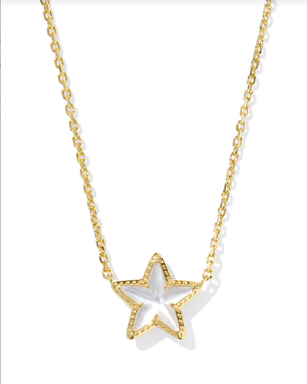 Kendra Scott Cassidy Gold Ivory MOP Short Pendant Necklace