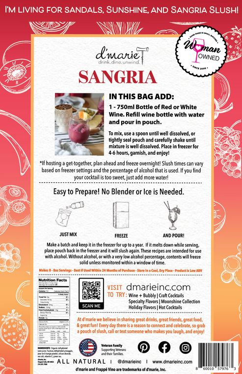 D'Marie Sangria Slush Mix