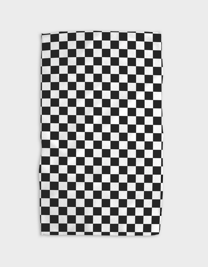 Geometry Check It Kitchen Tea Towel