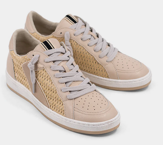 ShuShop Salma Natural Woven Sneaker