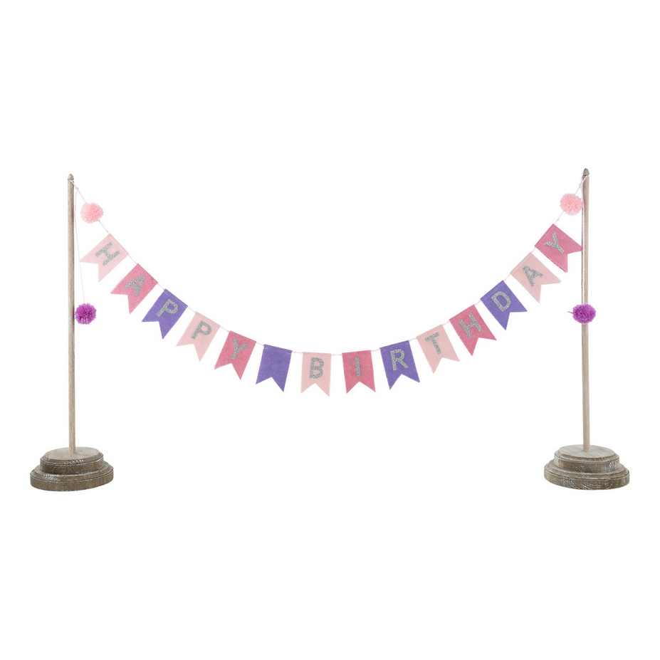 Happy Birthday Pink Banner