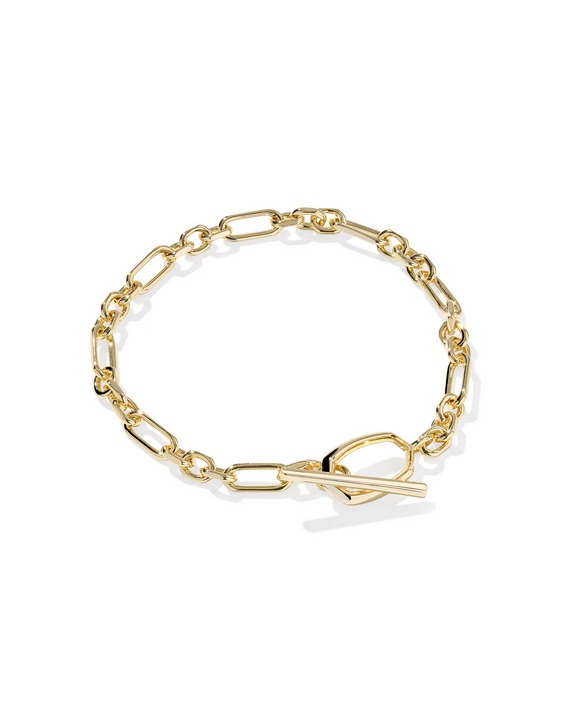 Kendra Scott Sylvia Metal Link Brc Gold