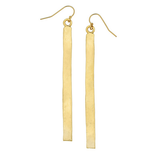 Susan Shaw Gold Bar Earring
