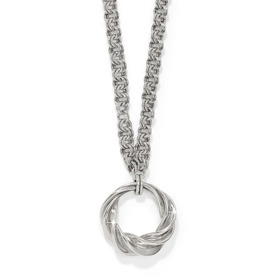 Brighton Ferrera Antica Silver Long Necklace