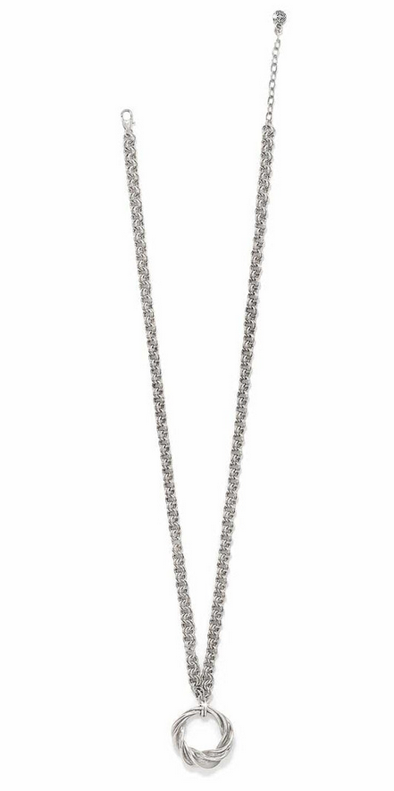 Brighton Ferrera Antica Silver Long Necklace