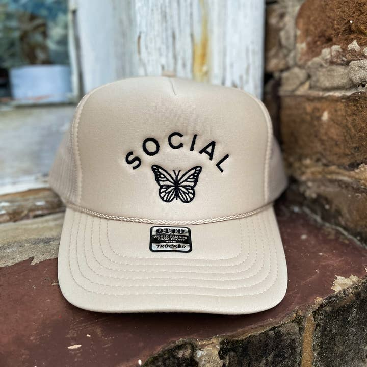 Social Butterfly Trucker Hat