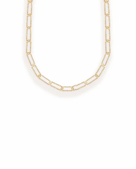 Natalie Wood Horizon Chain Layering Necklace Gold