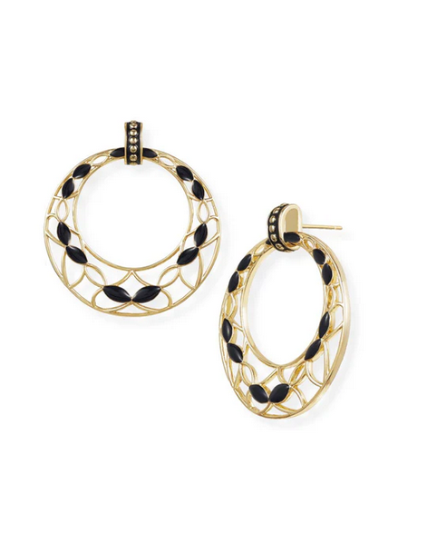 Natalie Wood Enchanted Statement Earring Black
