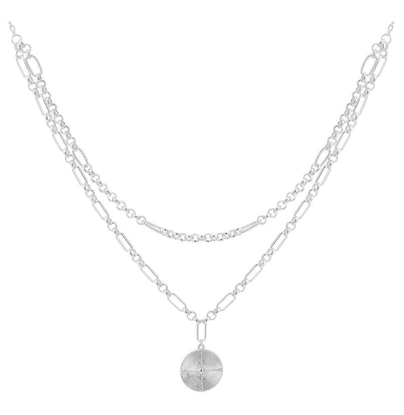 Natalie Wood Walking on Sunshine Necklace Silver