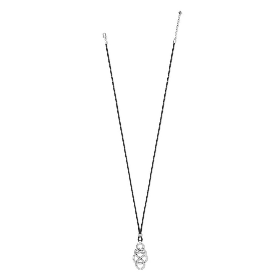 Brighton Interlock Braid Bold Leather Necklace