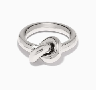 Brighton Interlok Single Knot Silver Ring