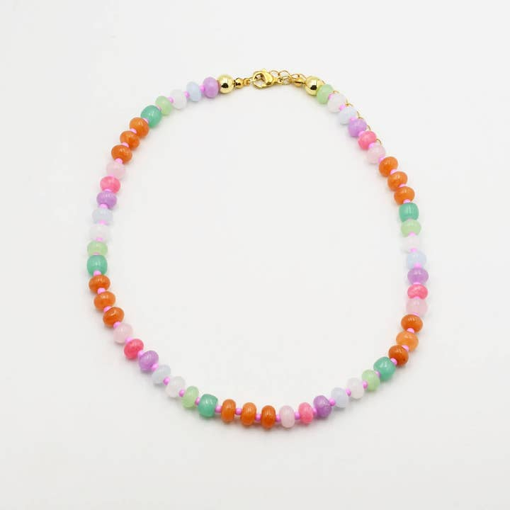 Treasure Jewels Pastel Gemstone Necklace