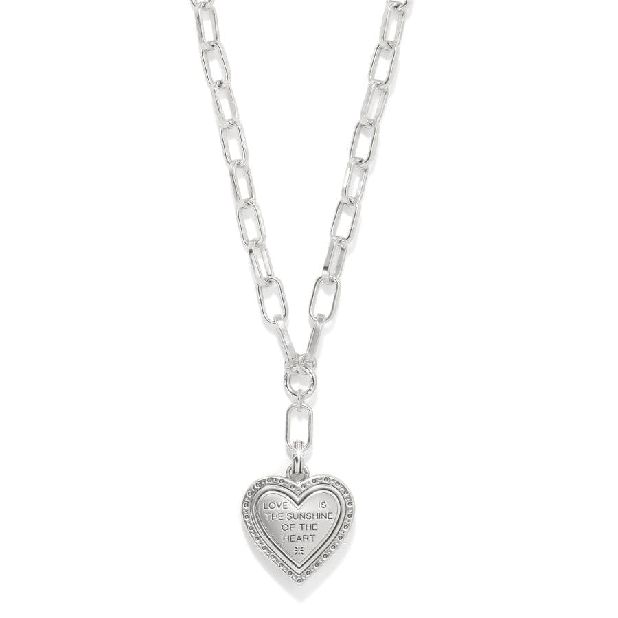 Brighton Mosaic Heart 2tn Necklace