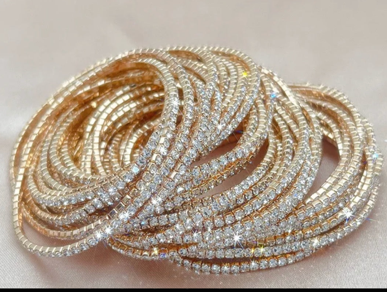 Coastal Grit Shimmer Bracelets Silver