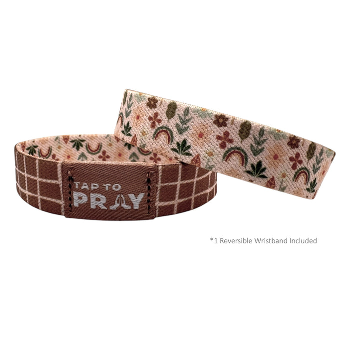 Tap to Pray Wristbands Prairie & Plaid