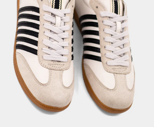 ShuShop Stevie Black Stripe Sneakers