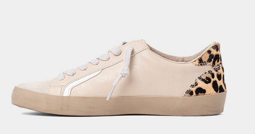 ShuShop Robbie Leopard Detail Sneaker