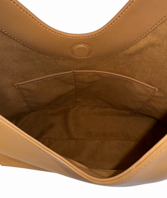 ROCKNOT ORI Hobo Bag -Tan/Champagne Crystal