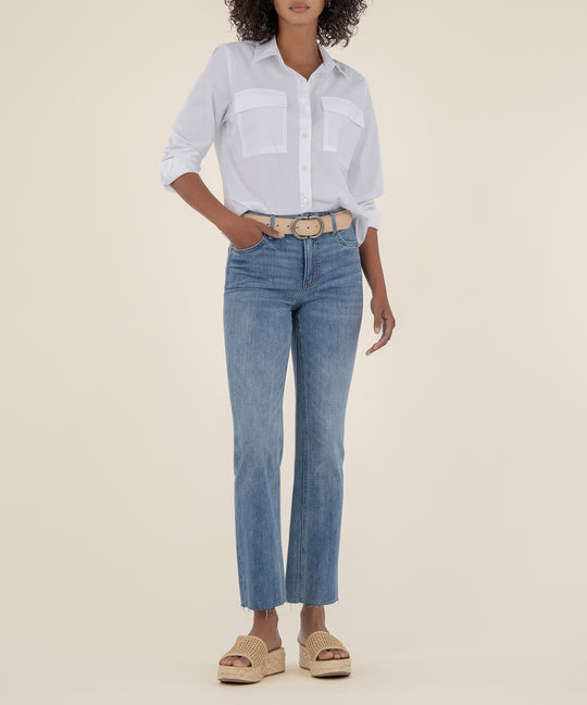 Kut Kelsey Acceptance High Rise Fab Ab Denim