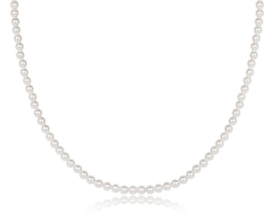 Enewton 15in Choker Classic Pearl 3mm Bead Necklace