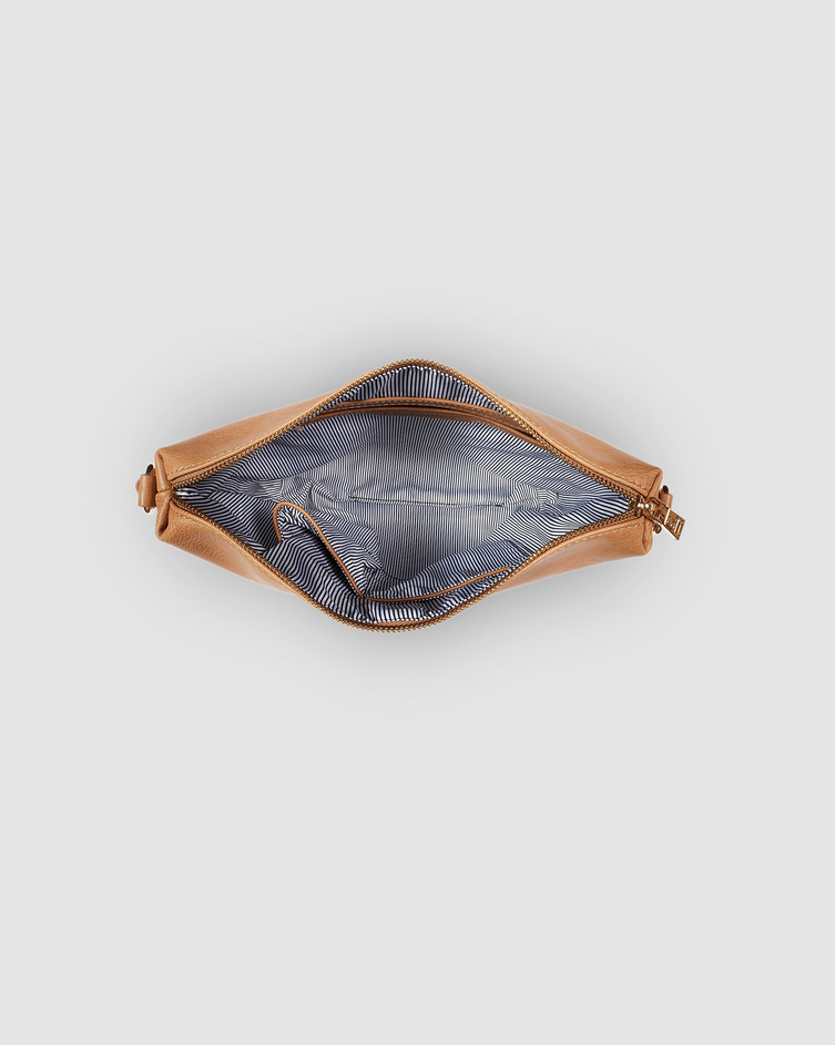 Louenhide Daisy Camel Stripe Crossbody Bag